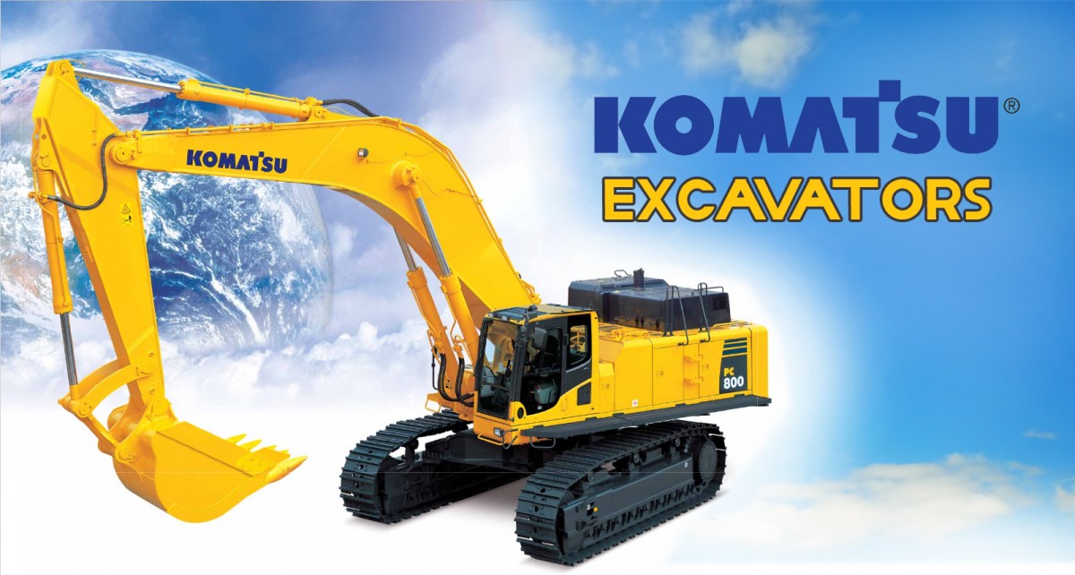 معرفی 14 مدل از محبوبترین بیل های مکانیکی کوماتسو Komatsu 