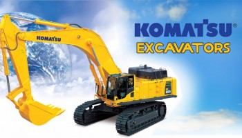 معرفی 14 مدل از محبوبترین بیل های مکانیکی کوماتسو Komatsu 